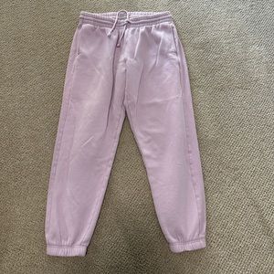 Pink large TNA sweat pants